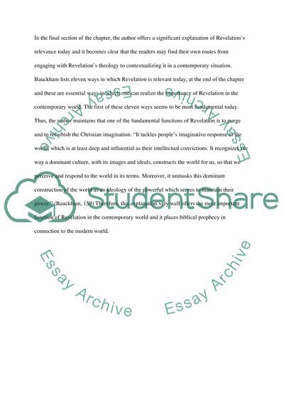 Religion - Theology of the book of relevations