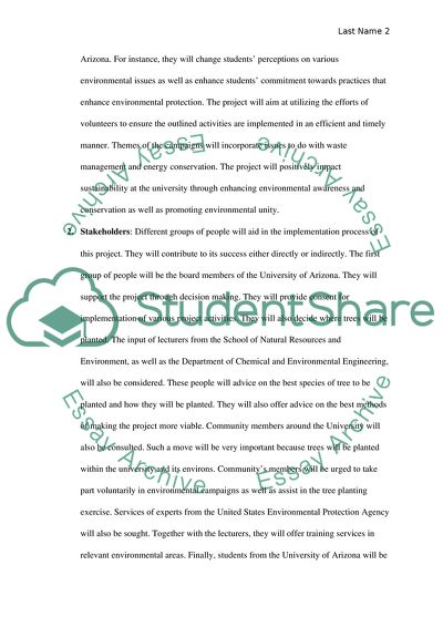 Conserving the Environment