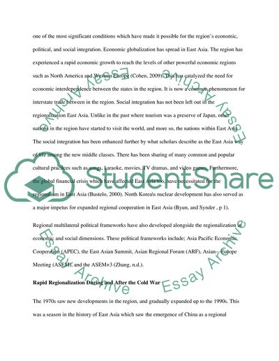 Challenges Facing the Evolution of Regionalism into an East Asian Community