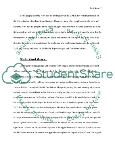 Analysis of Islamic Architecture