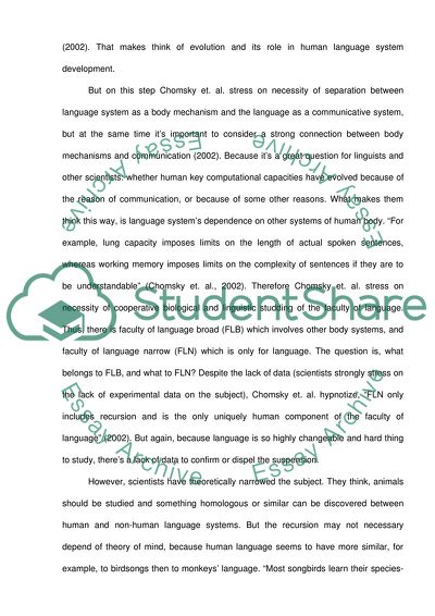 Recursion in Language