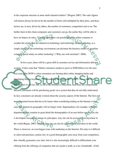 Future trends in electronic commerce