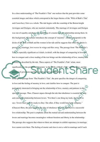 Chaucers Canterbury Tales