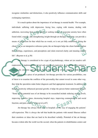 Art Therapy: the Inpatient Service