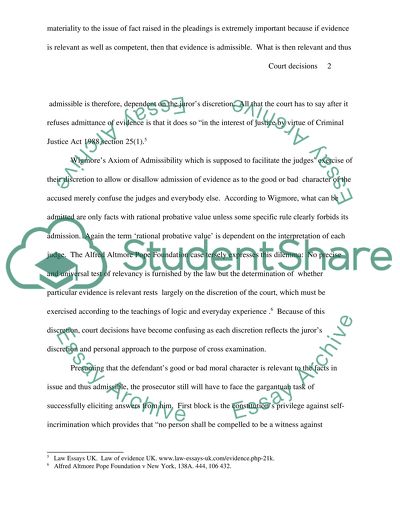 The Court Decisions Over the Last 25 Years