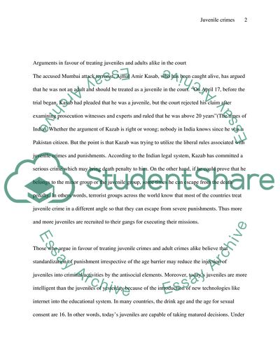 Should Juveniles Who Commit Murder Be Tried as Adults