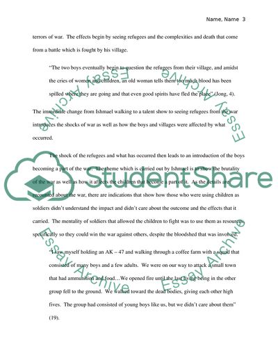 The Concept of Children and War