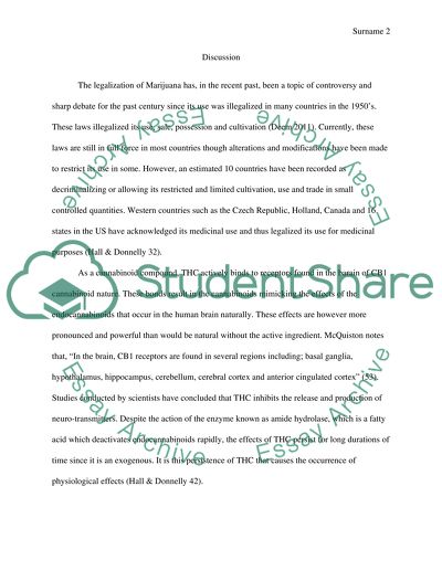 Why Marijuana Should Be Legalized for the Medical Benefit/Purpose