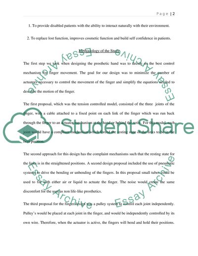 Development a brain controlled prosthetic hand