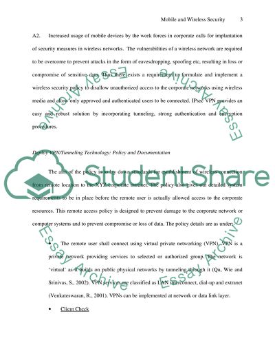 Mobile and Wireless Security