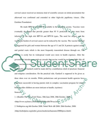 Herald zur Hausen Nobel Prize Winner