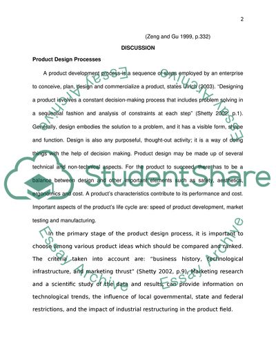 Product Design Processes