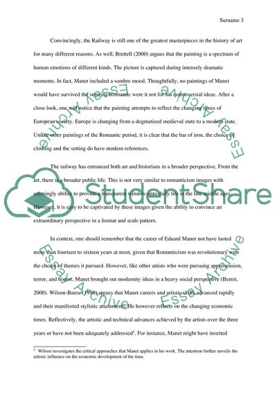 The Railway by Edouard Manet