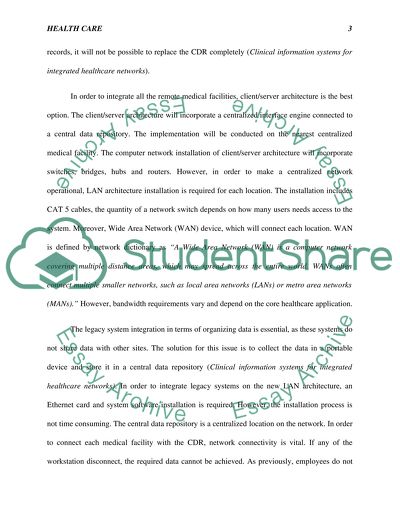 Infromation Systems for Healthcare Management - Technology Role in Healthcare