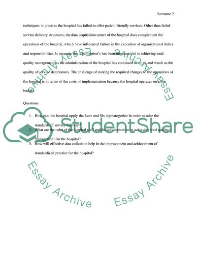 Quality Improvement at Angels of Mercy