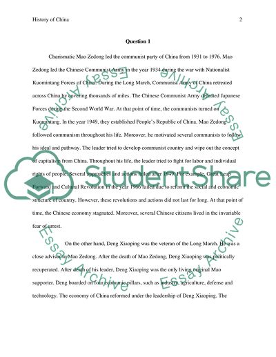 History of China as One of the Leading Developing Countries