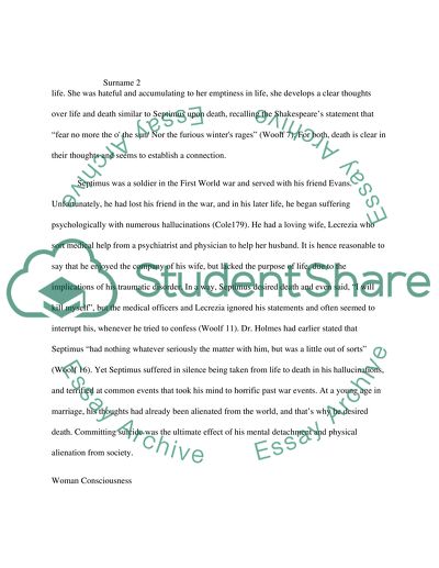 The Analysis of Mrs. Dalloway