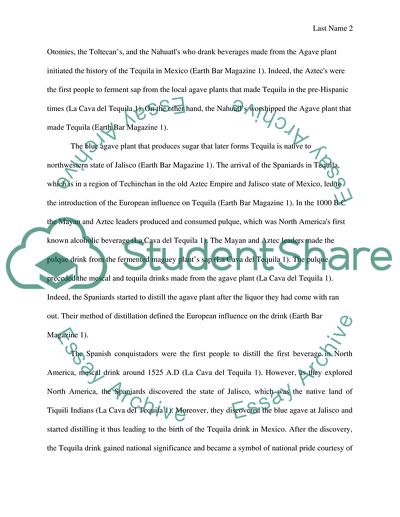 The history of tequila in mexico