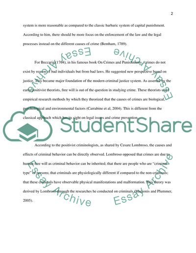 The Legacy of the Chicago School of Criminology