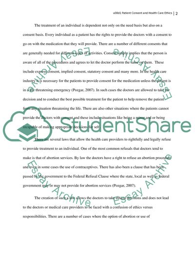 U08d1 Patient Consent and Health Care Ethics