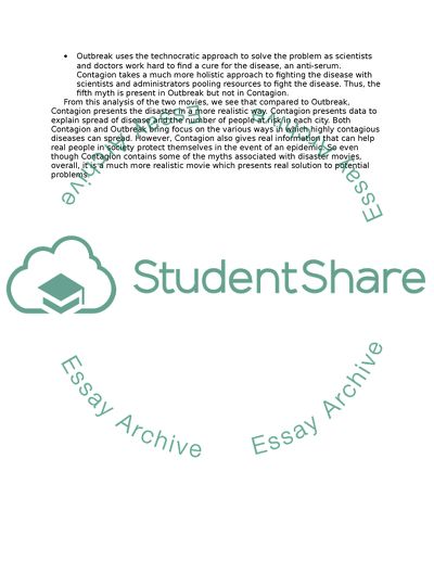 Perpetuating Disaster Myth through Film