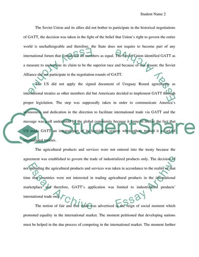 Discussing Issues in International Trade