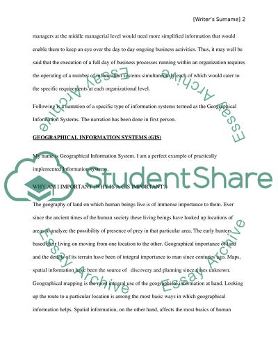 Geographic Information Systems