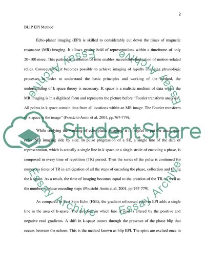 Echo-Planar Imaging in Magnetic Resonance Imaging