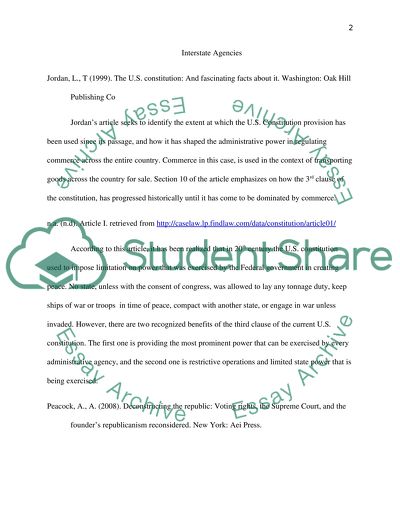 Interstate Agencies: The Port Authoritys Birth and Operation