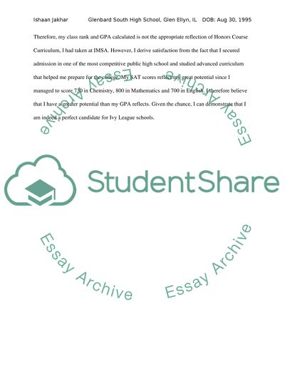 Dropping in Rank and GPA