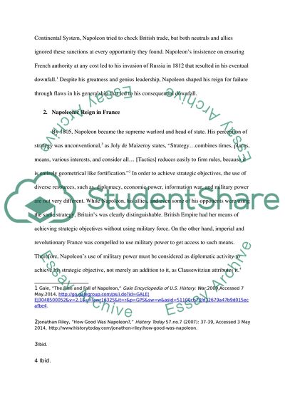 The Decline of Napoleon Bonaparte