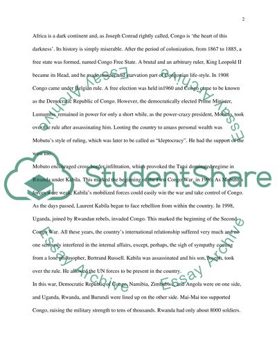 Genocide in the Congo