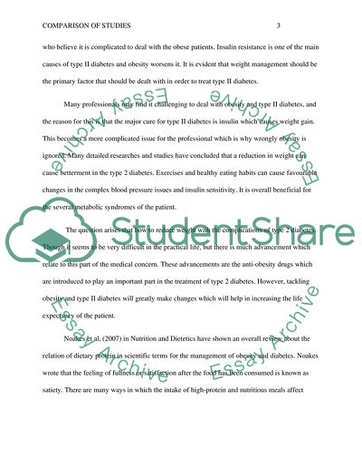 Obesity and Type 2 Diabetes Mellitus