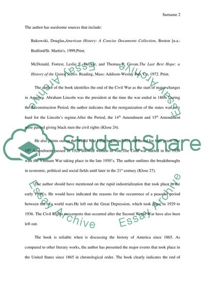 United States History