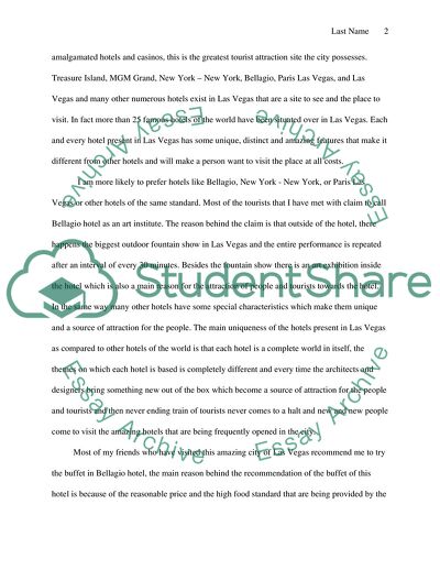 Las Vegas as the Most Highly Populated City of the State of Nevada