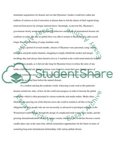 Community Involvement and the Procurement of a Better World