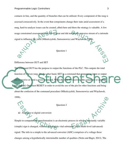 Programmable Logic Controllers