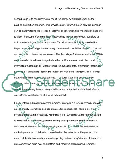 Shift to Integrated Marketing Communications