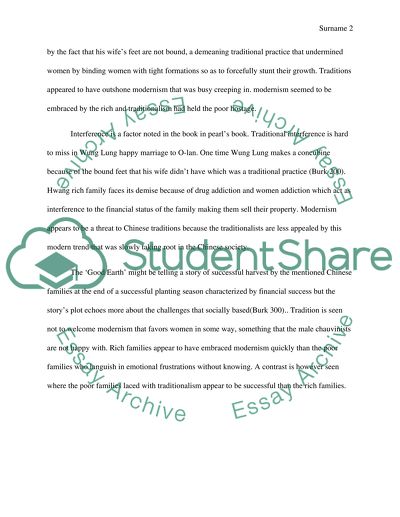 Critical Analysis of The Good Earth