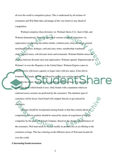 Critical Analysis of Contemporary Issues and Future Developments in Marketing of Wal-mart Company