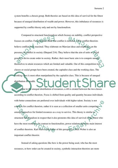 Analysis of Structural Functionalism
