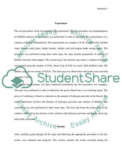 How Much Hydrogen Peroxide is in Bleach