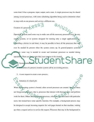 The Concept of Process Management: CPU Scheduling