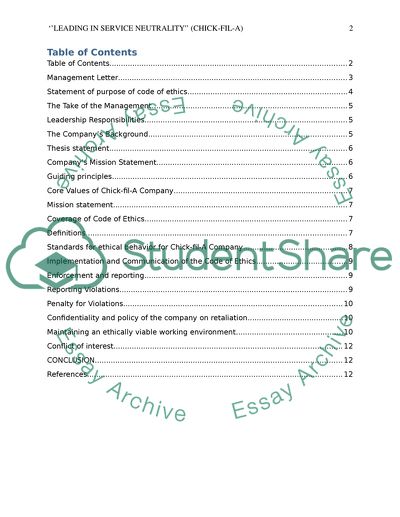 The Embodiment of the Highest Standards of Service and Business