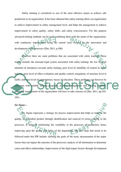 Improving Organizational Performance