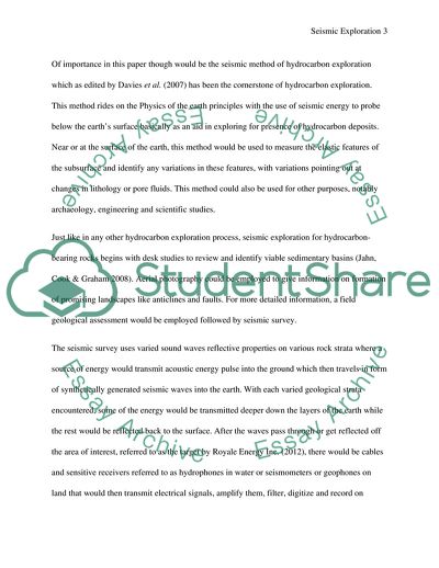 Seismic Hydrocarbon Exploration