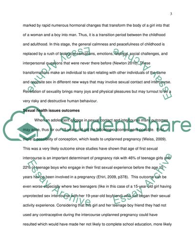 Teenage Sexual Health