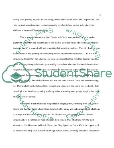 Adolescence and Cinema