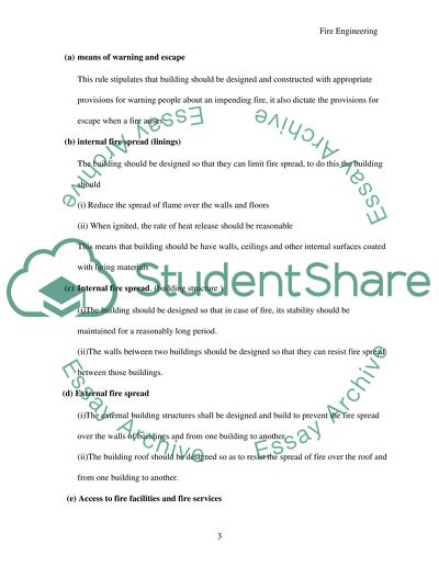 Fire Engineering and Engineering Desing