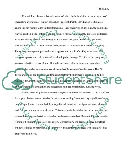 Steel Axes for Stone Age Australians